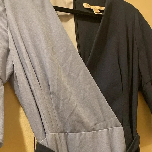 Anthropologie Hutch color block midi dress - small - blue/purple-great condition - Picture 7 of 10